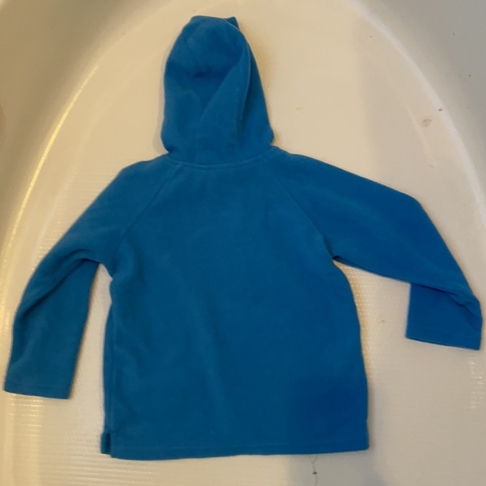 Wonder Kids blue fleece hoodie boys girls 4T jr varsity unisex jacket top - Picture 7 of 12